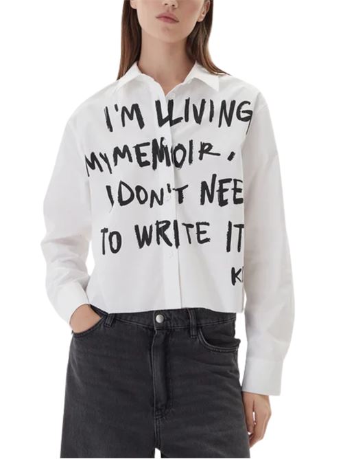 Camicia stampata con frasi iconiche Karl Lagerfeld Karl Lagerfeld jeans | A4W11006100